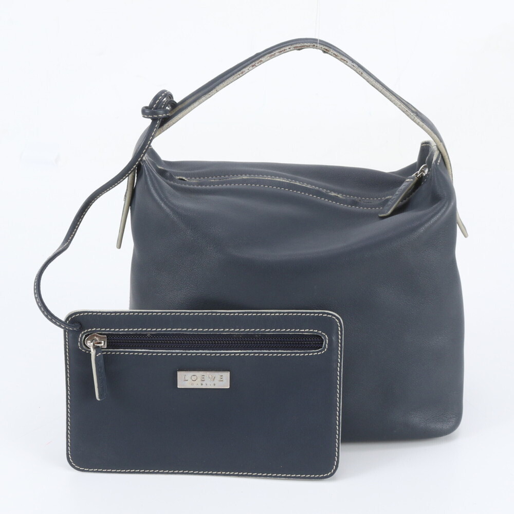 Loewe Leather One-Shoulder Bag Handbag Brand Women's